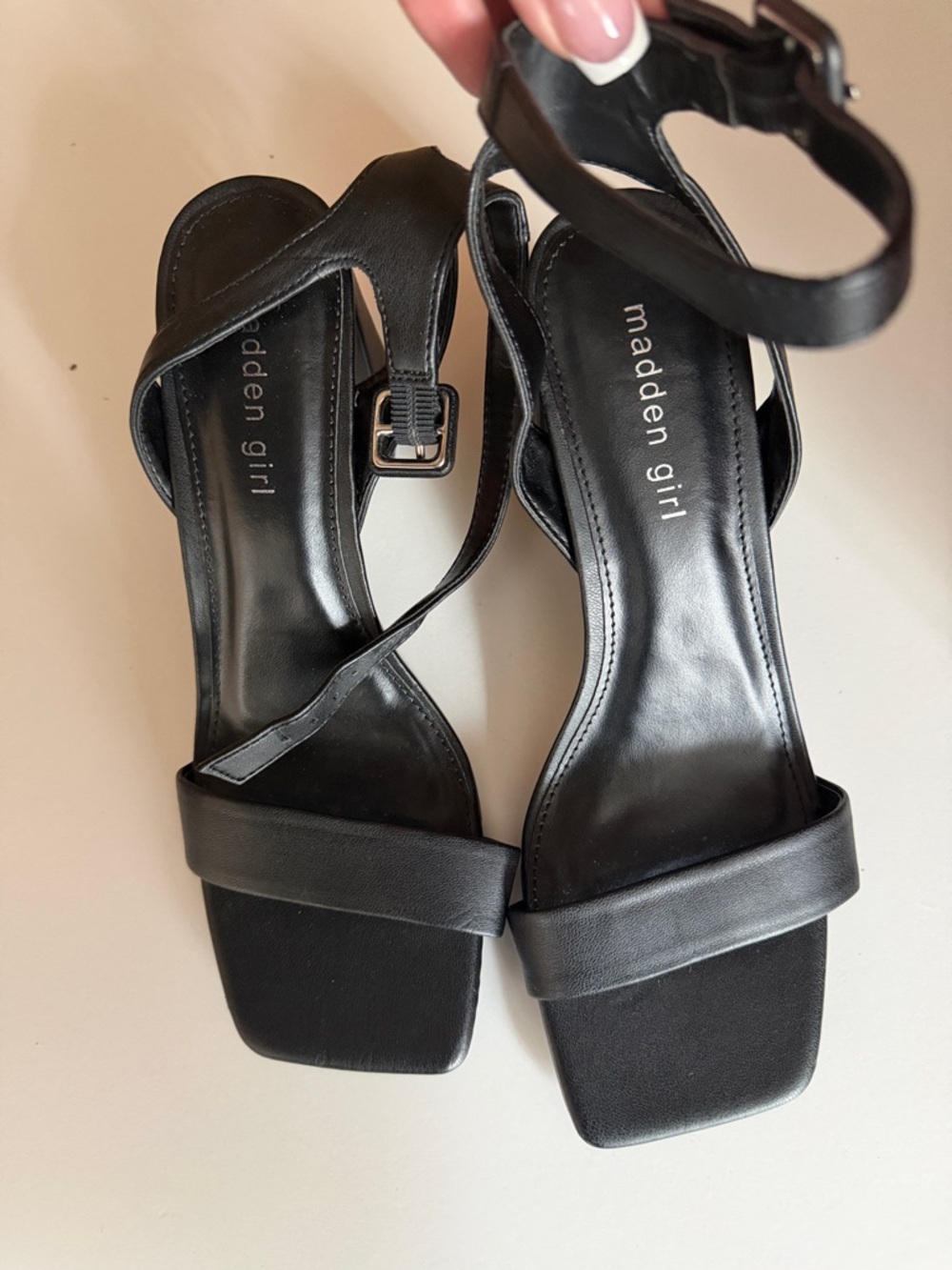 Madden Girl Black Heels | 8